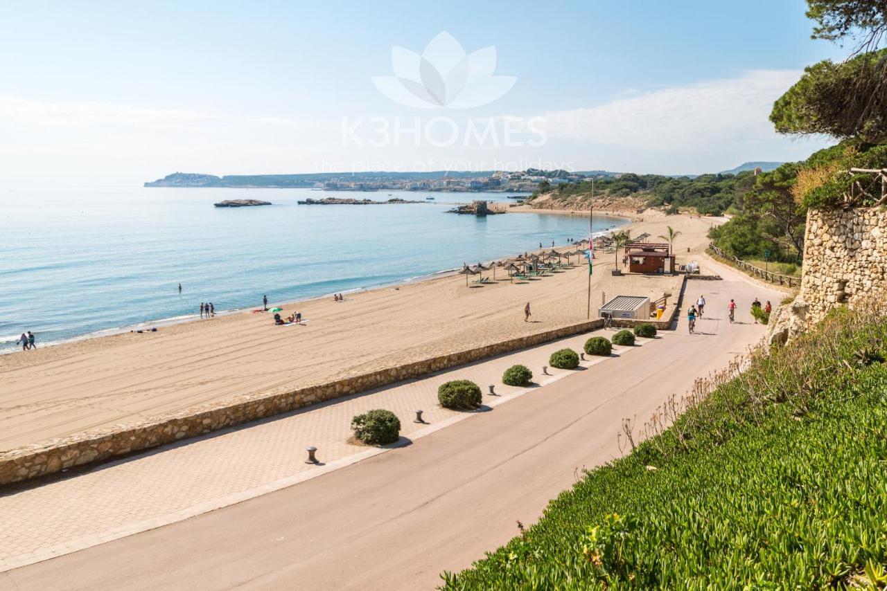 Apartamento Melissa Con Terraza L' Escala Luaran gambar