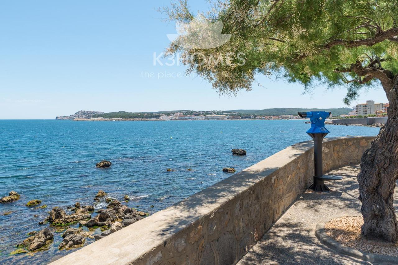 Apartamento Melissa Con Terraza L' Escala Luaran gambar